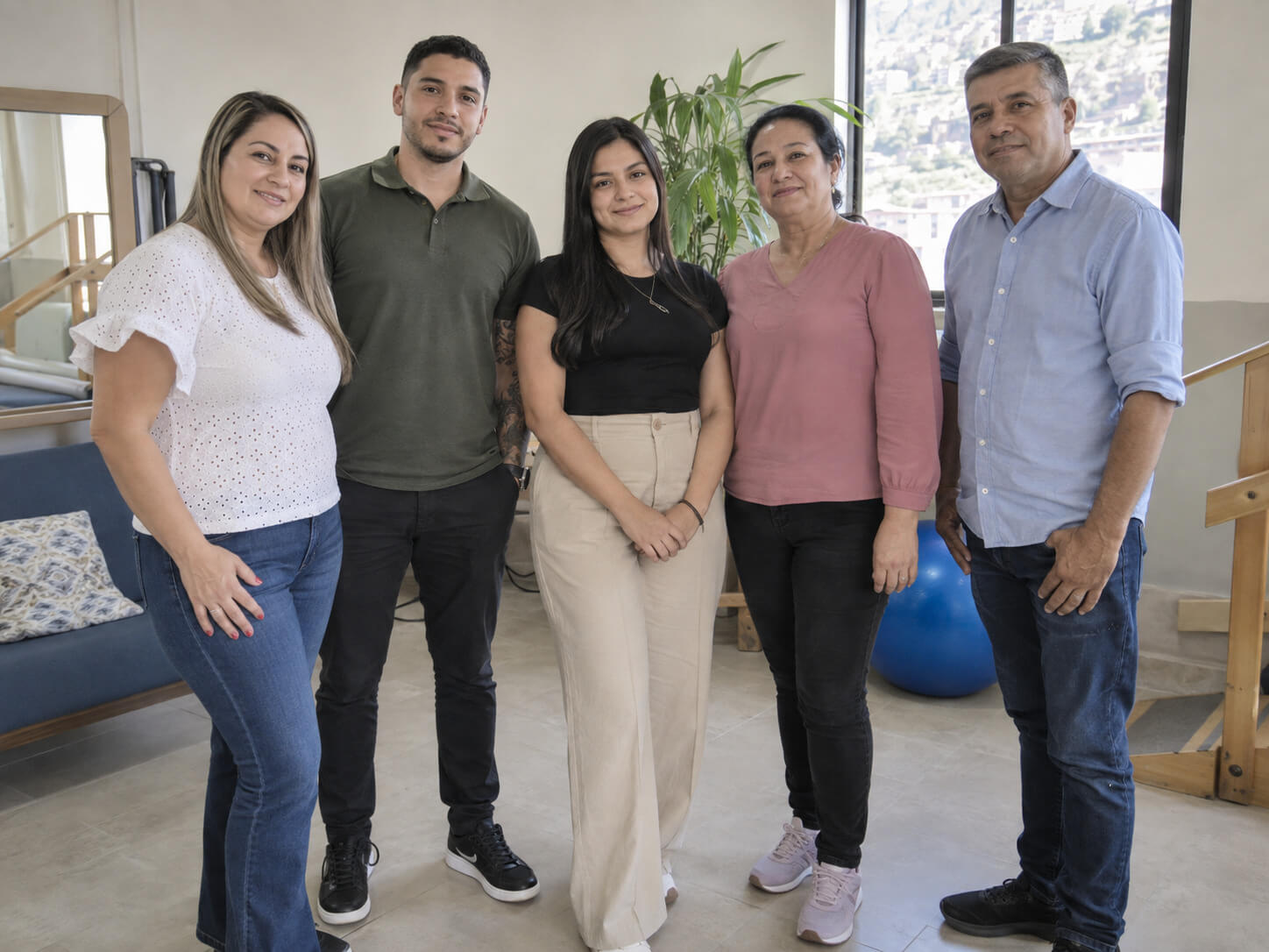 Equipo humano de acompañamiento del centro de rehabilitación