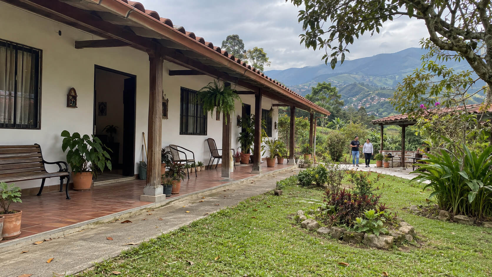 Instalaciones campestres del centro de rehabilitación en Bello, Antioquia