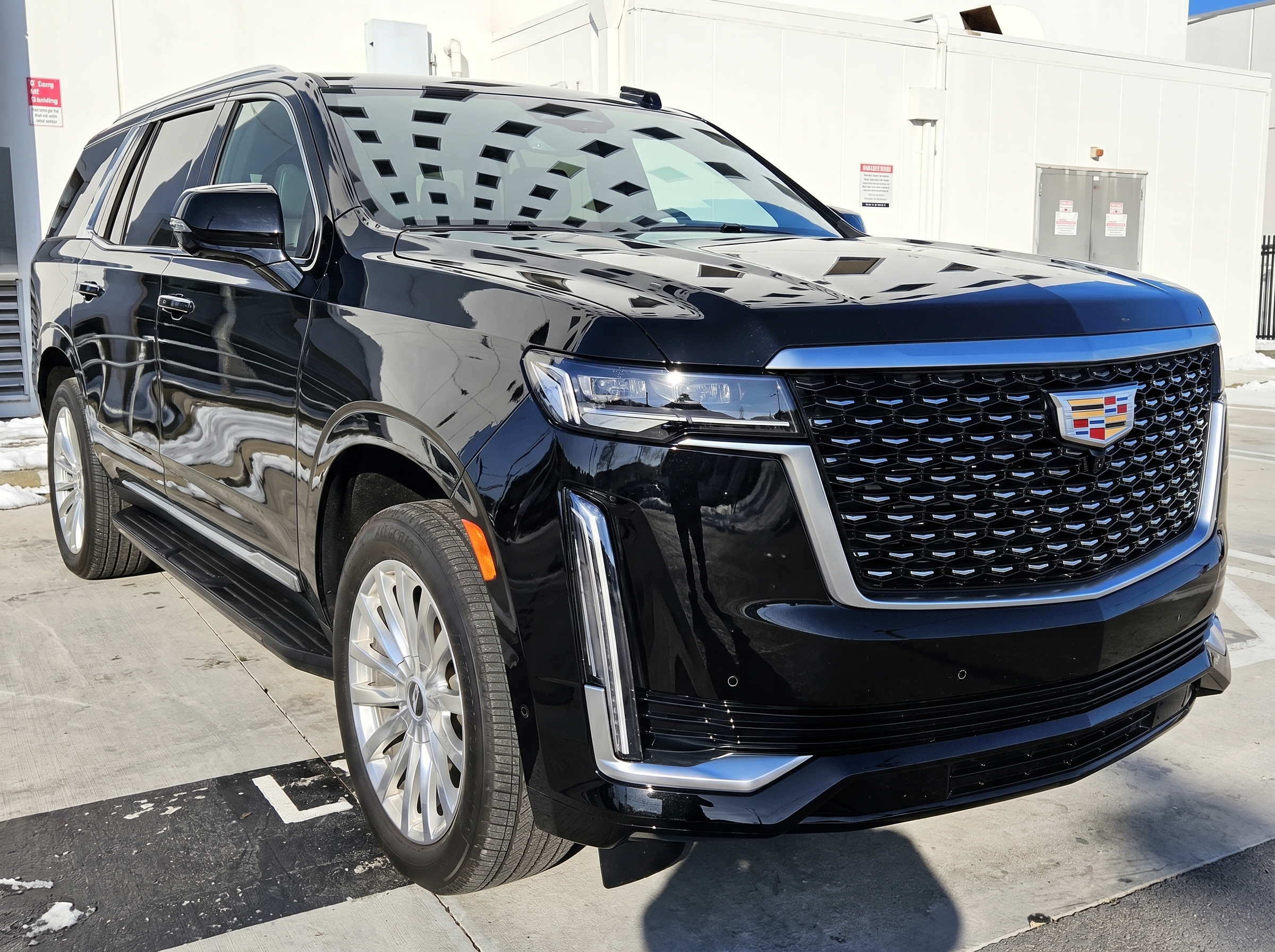 Black Cadillac Escalade — RideCaddy private chauffeur vehicle Los Angeles