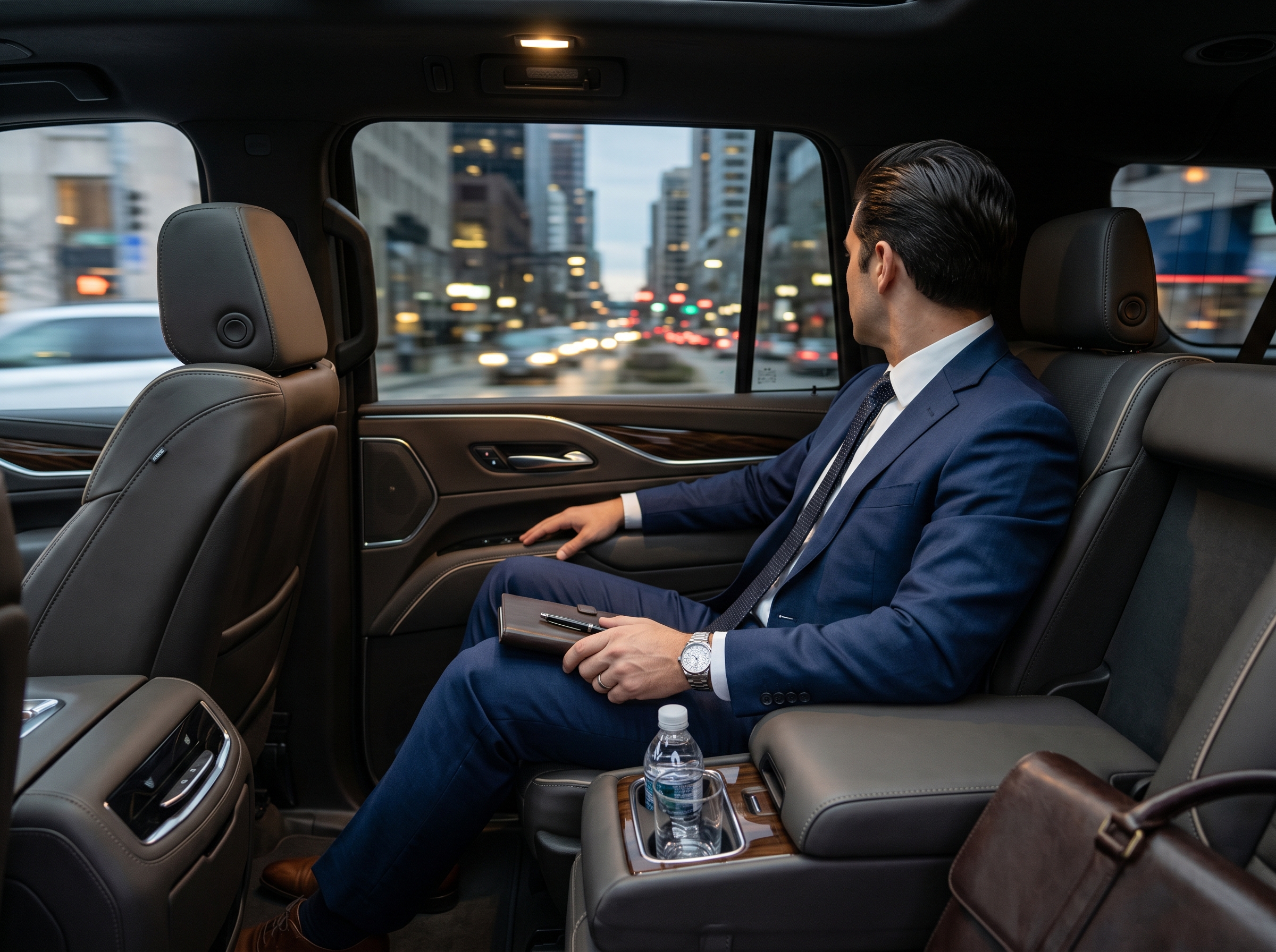 Corporate chauffeur service Irvine Newport Beach Orange County — executive car service OC