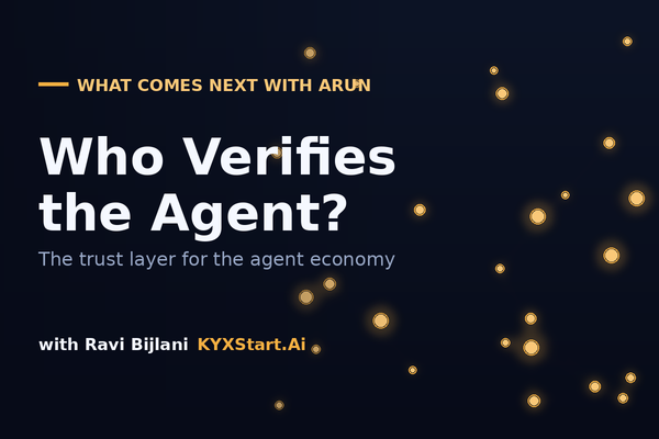 Your AI Agent Can't Take a Selfie — So Who Verifies It?