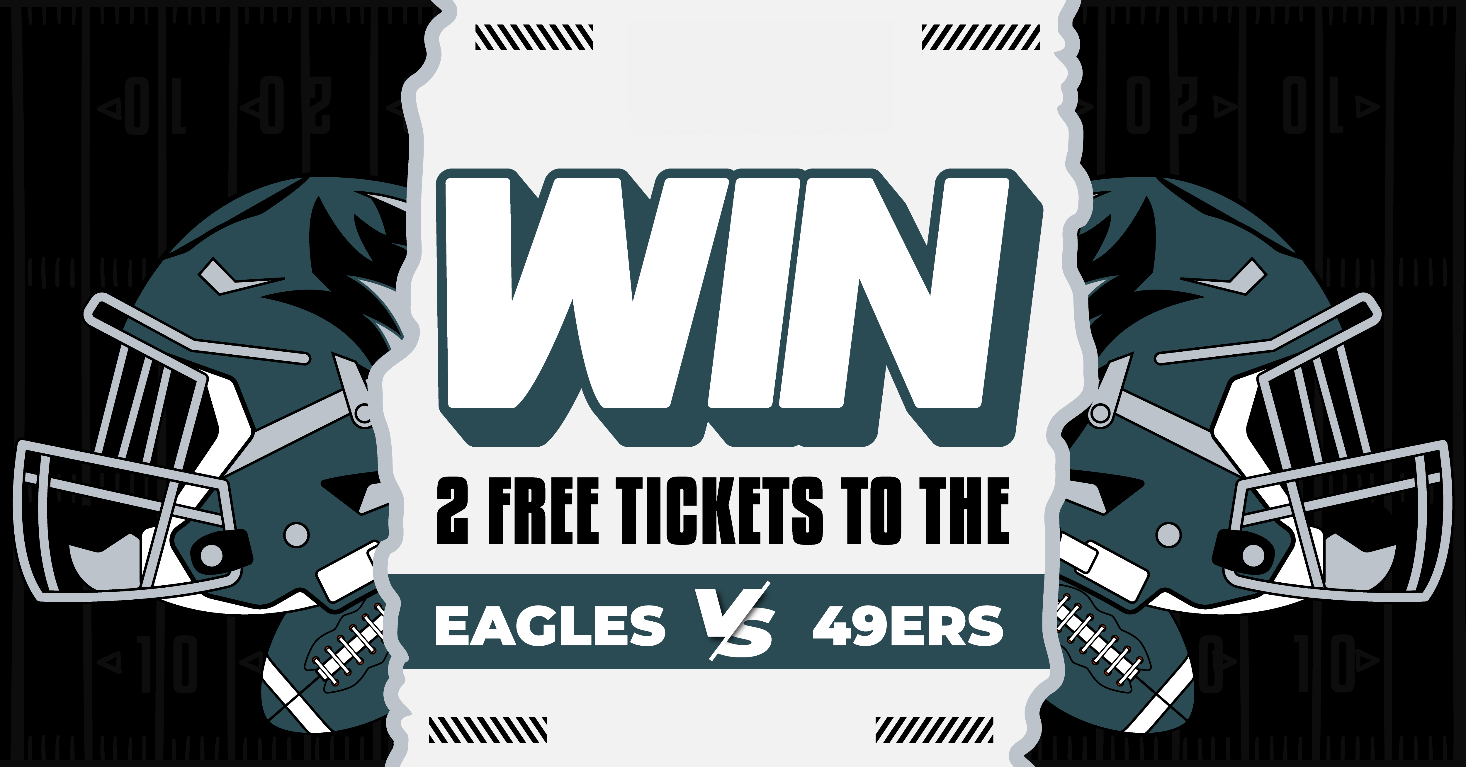 Giveaway Win 2 Tickets to the Eagles vs 49ers