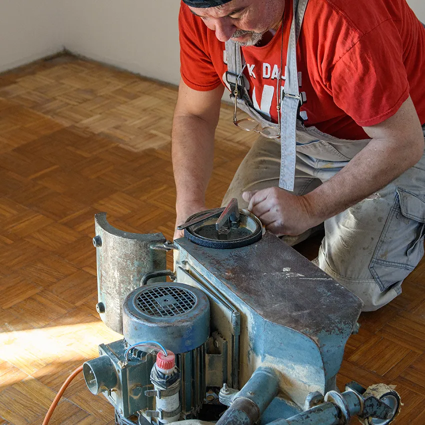 Sand and finish hardwood floors