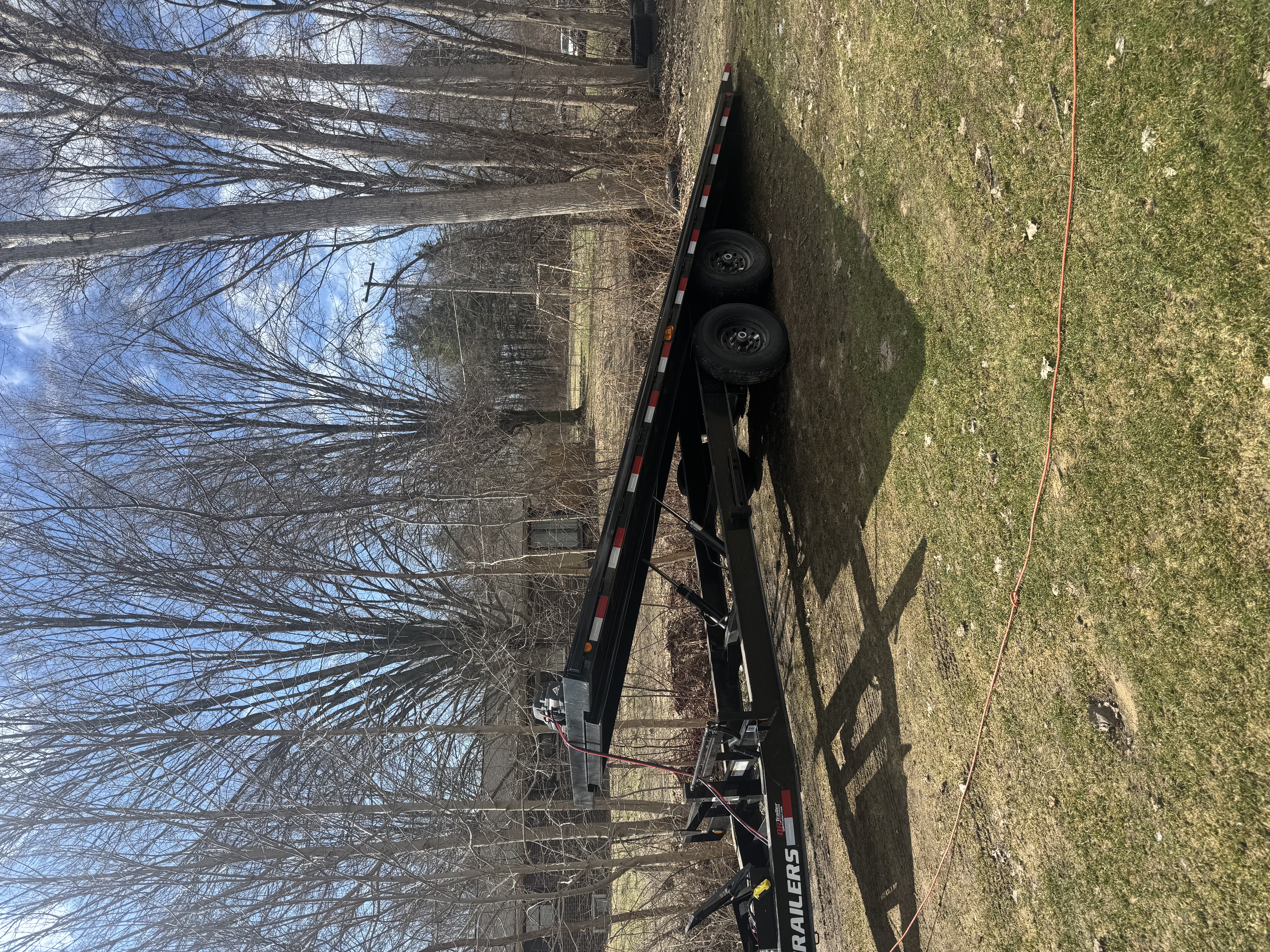 22 foot deck over trailer rental at Haul Yeah Trailer Rentals in Allendale, MI