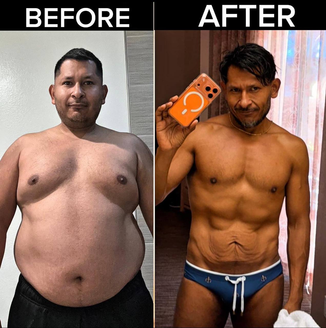 Sam Before and After