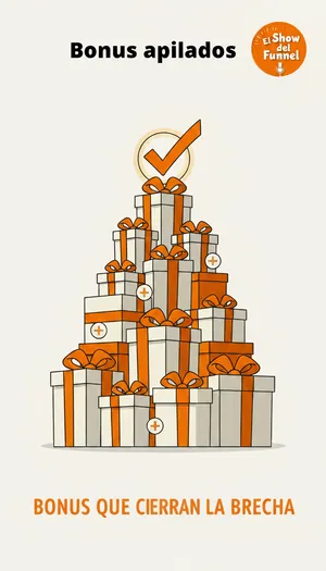 Naipe Bonus apilados