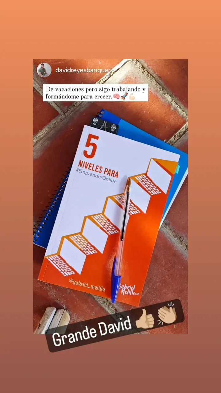 Lector con el libro 5 Niveles