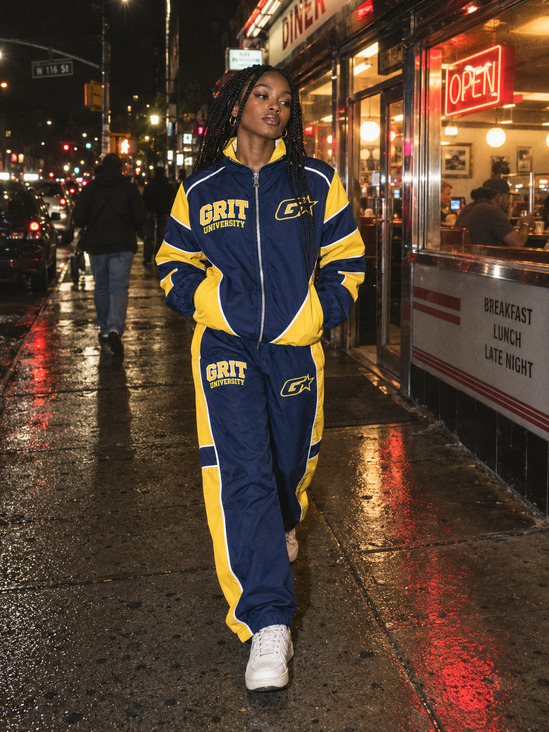 Navy / Yellow — Lookbook