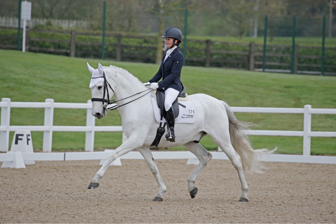 Nika Vorster with a horse
