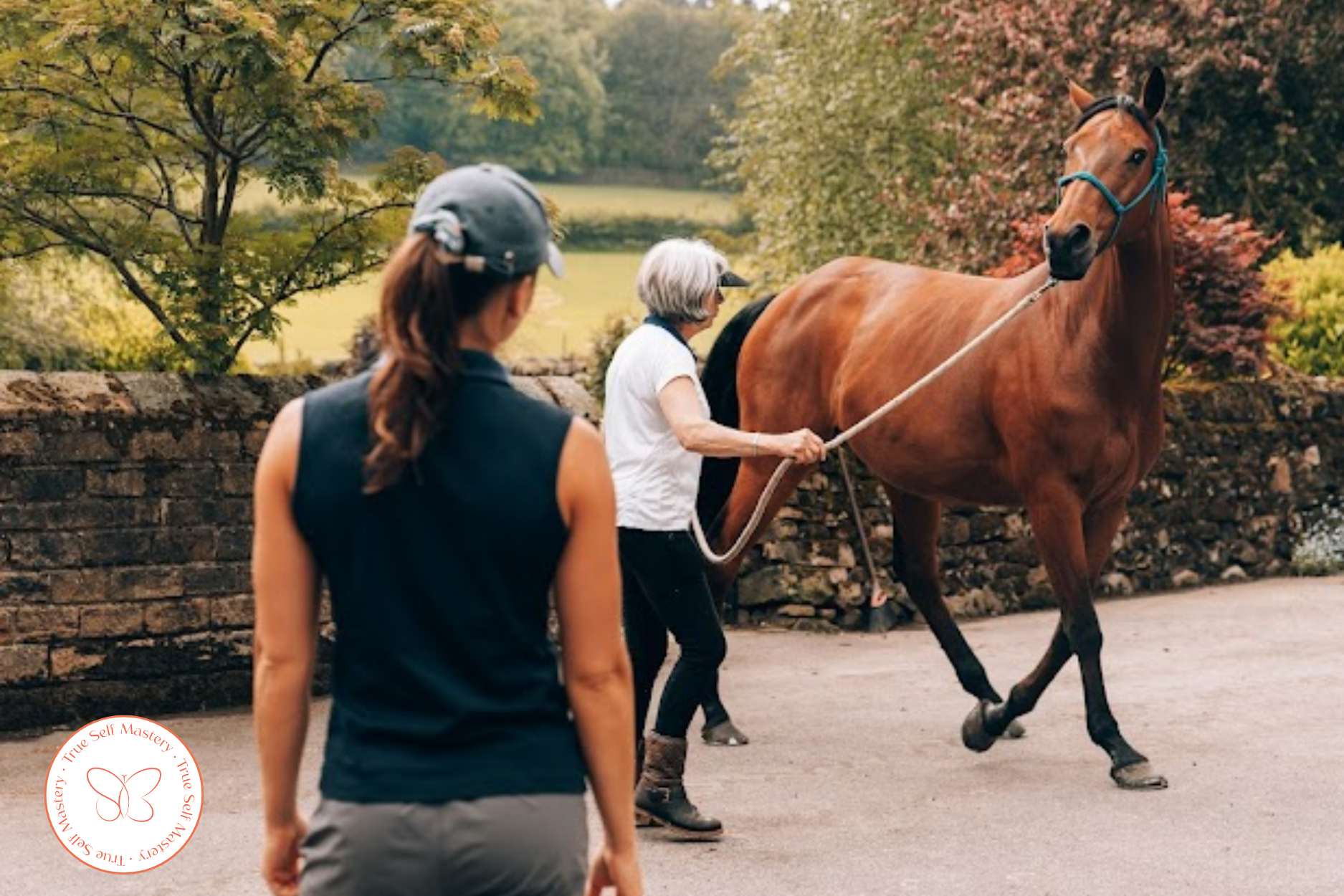 Nika Vorster with a horse