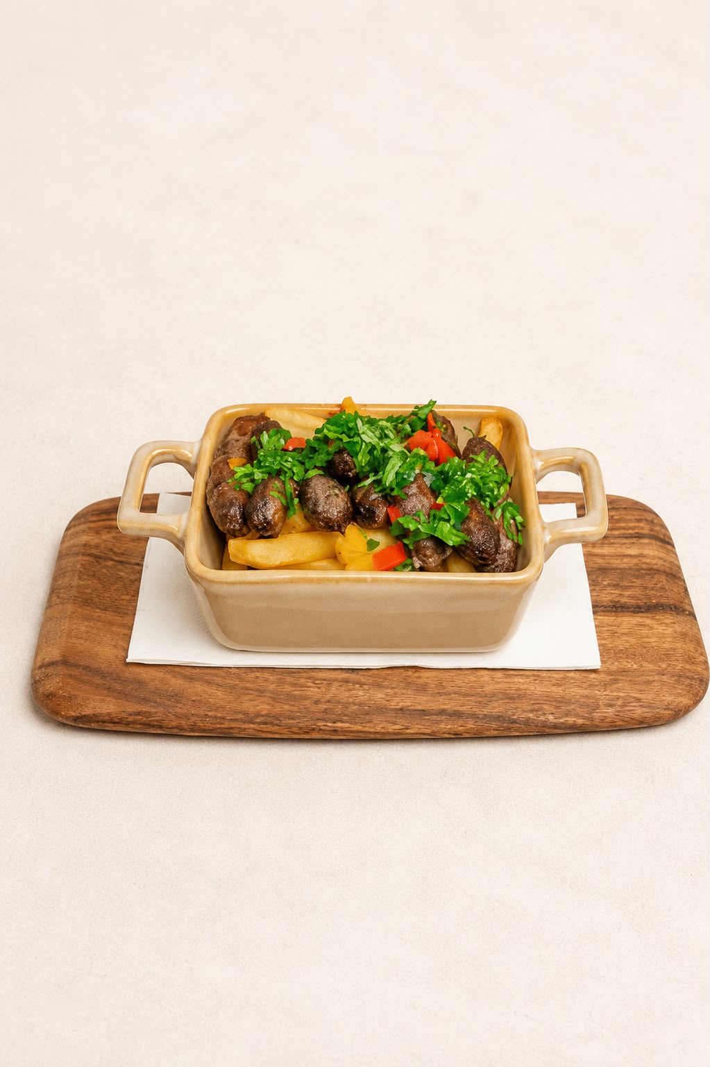 Spicy Cured Beef Sausage