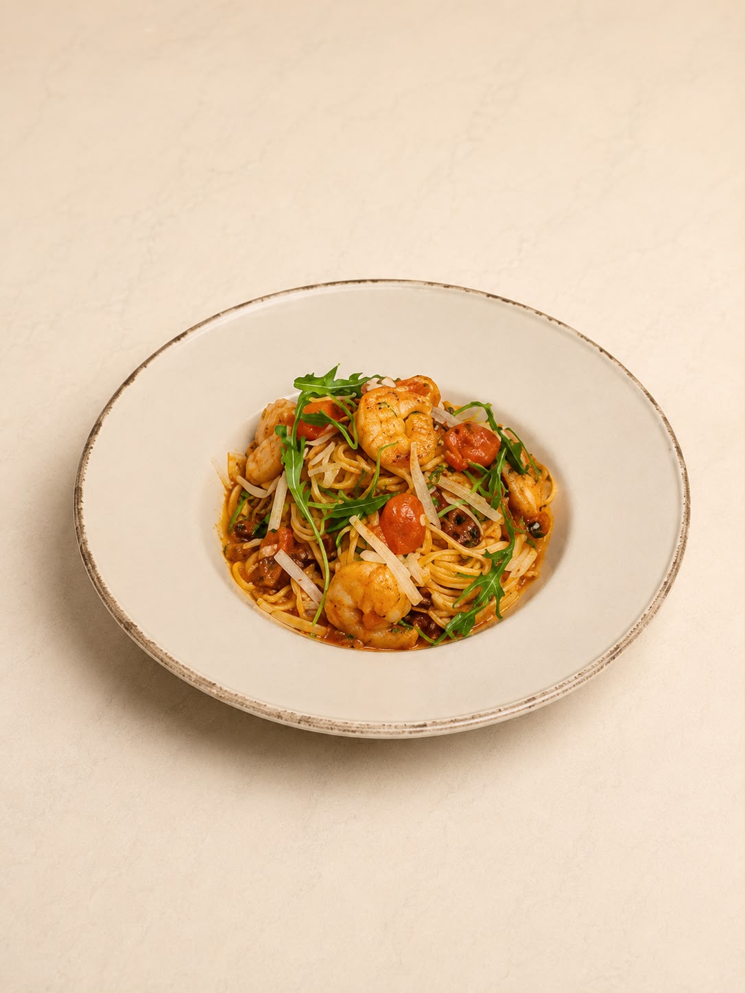 Seafood Scampi Pasta