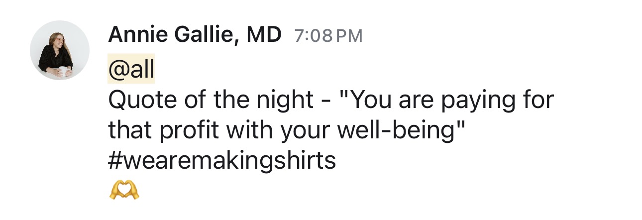 Physician testimonial for Charting Freedom for HER