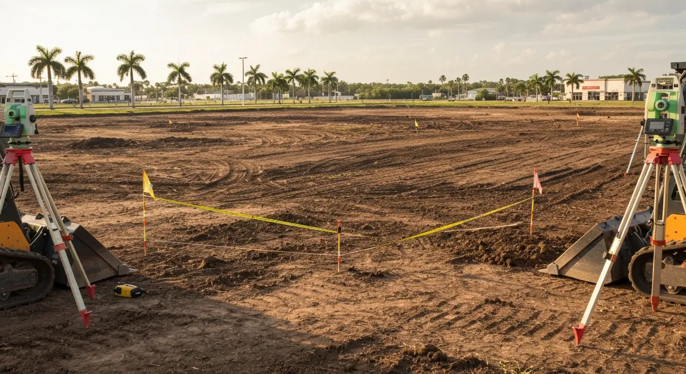 Commercial site preparation