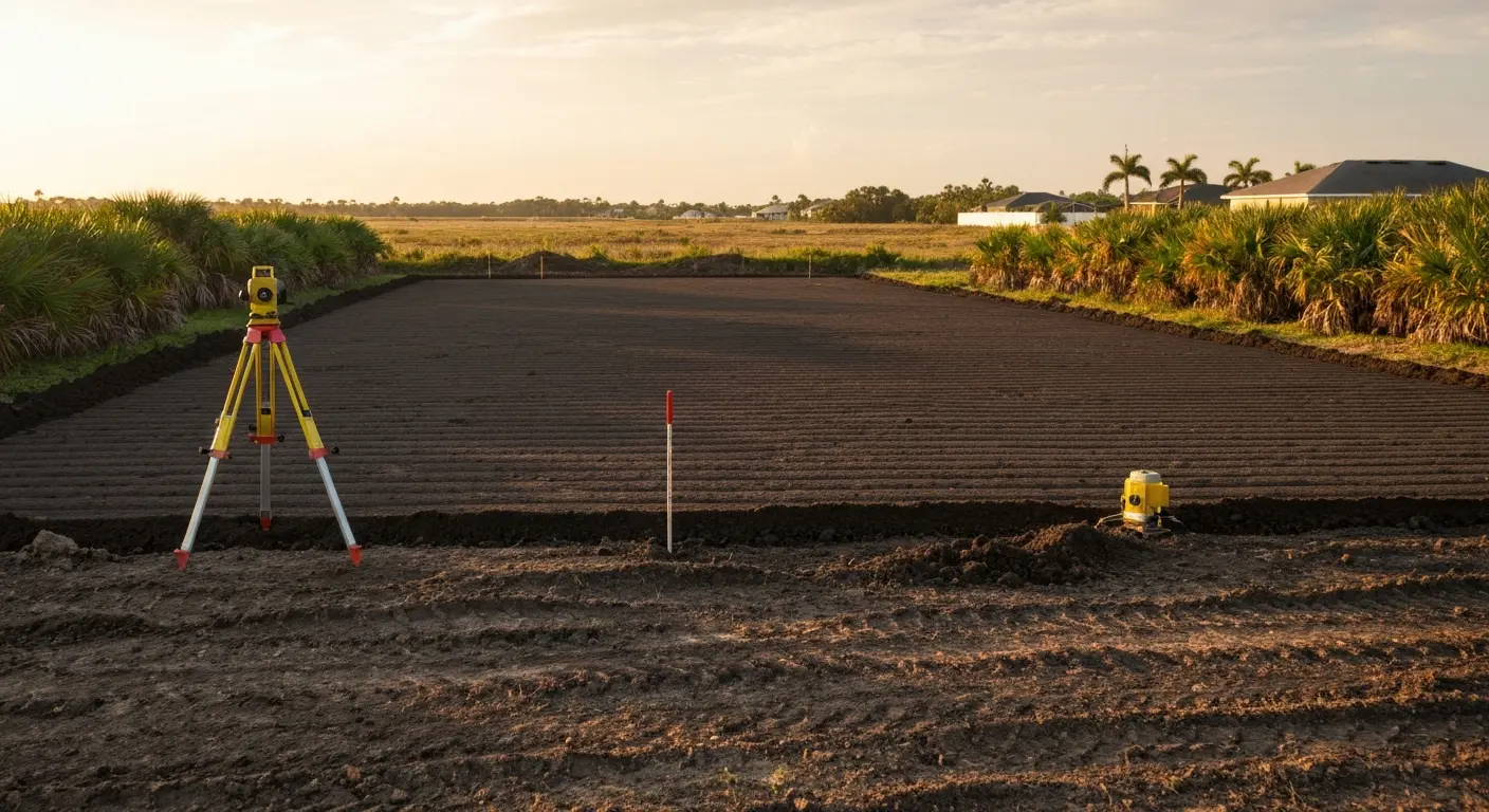 Grading and site prep in Port Charlotte area