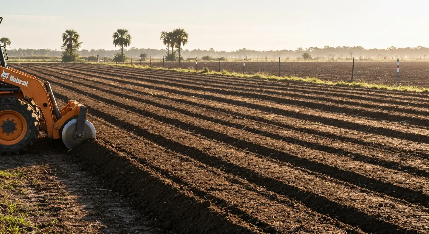 Agricultural land clearing near LaBelle