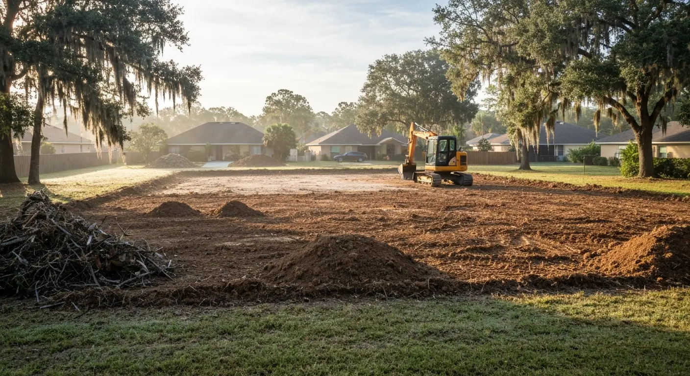 Residential land clearing