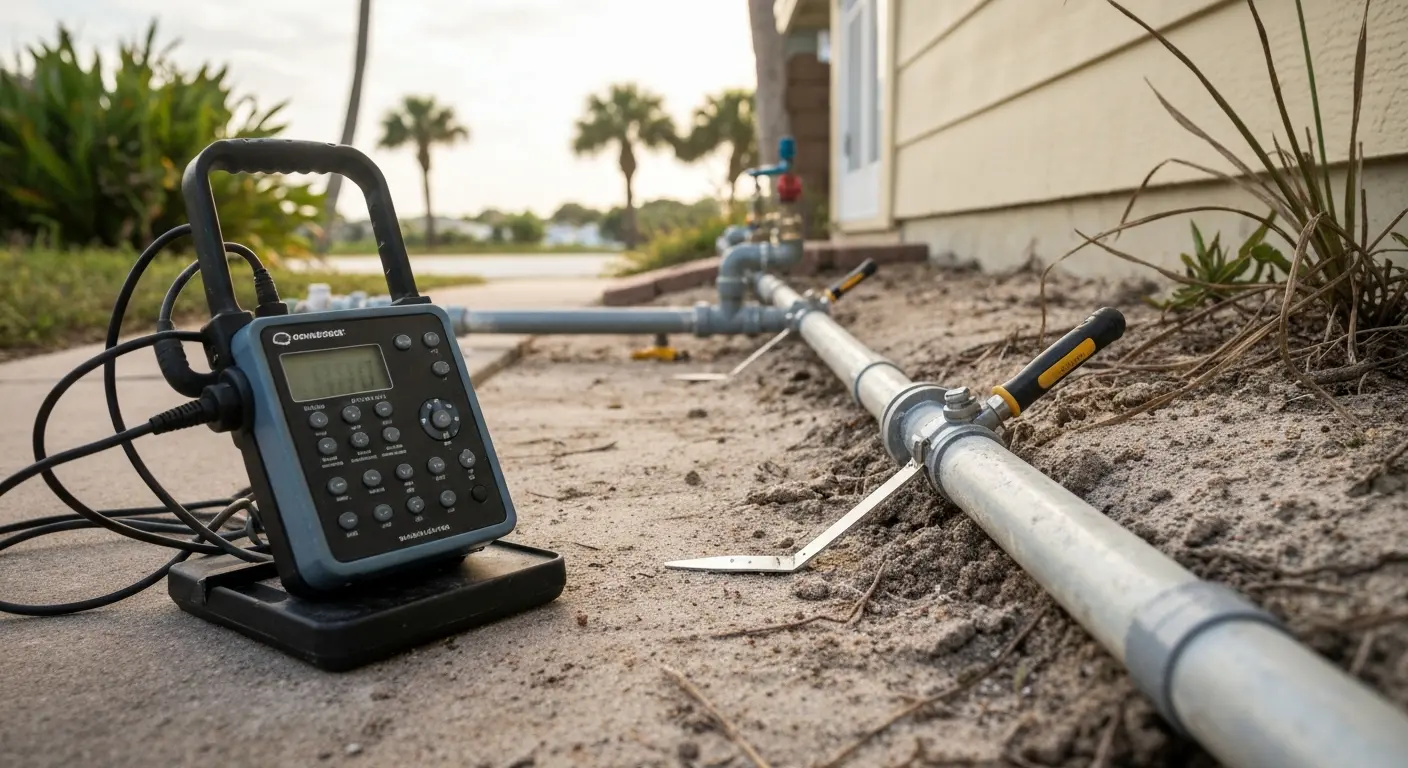 Plumbing leak detection equipment