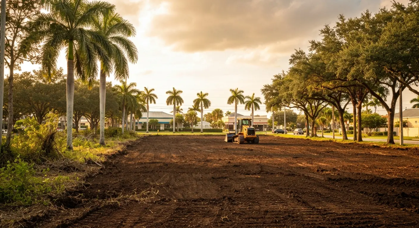 Commercial site clearing