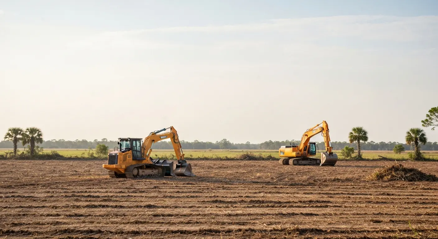 Commercial land clearing equipment