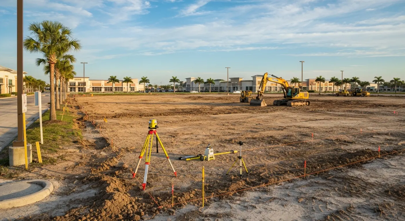 Commercial site preparation