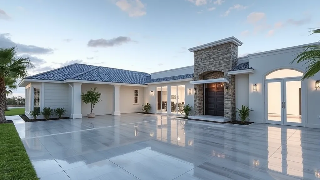 Remodeling in Juno Ridge, FL showcasing a modern kitchen with elegant finishes and bright lighting.