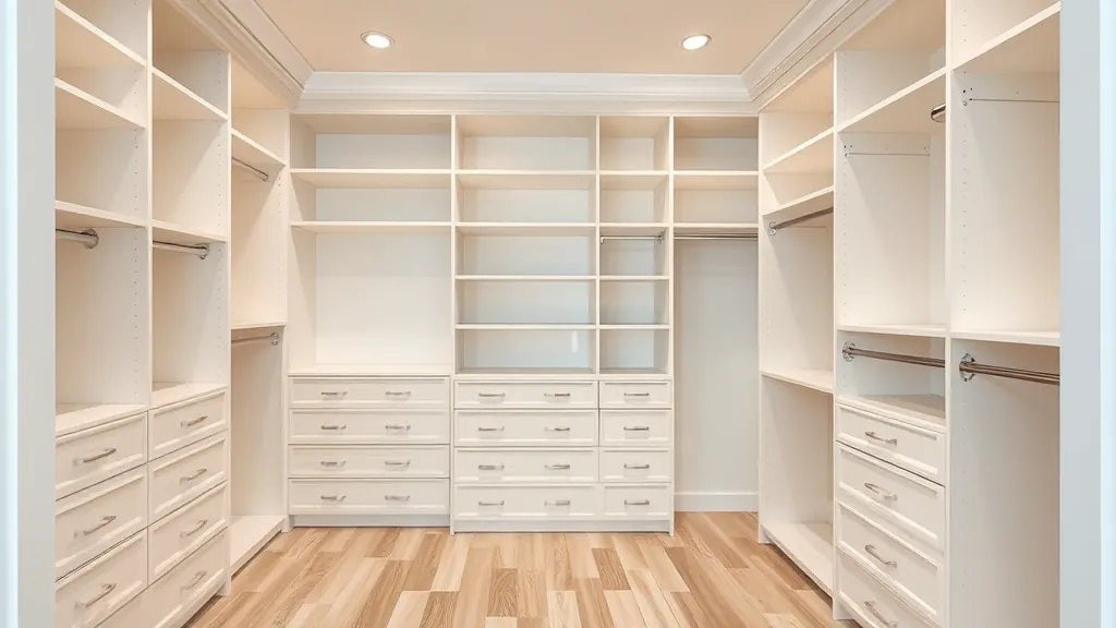 Custom Closet Installation projects in Riviera Beach FL showcasing stylish and functional storage solutions.
