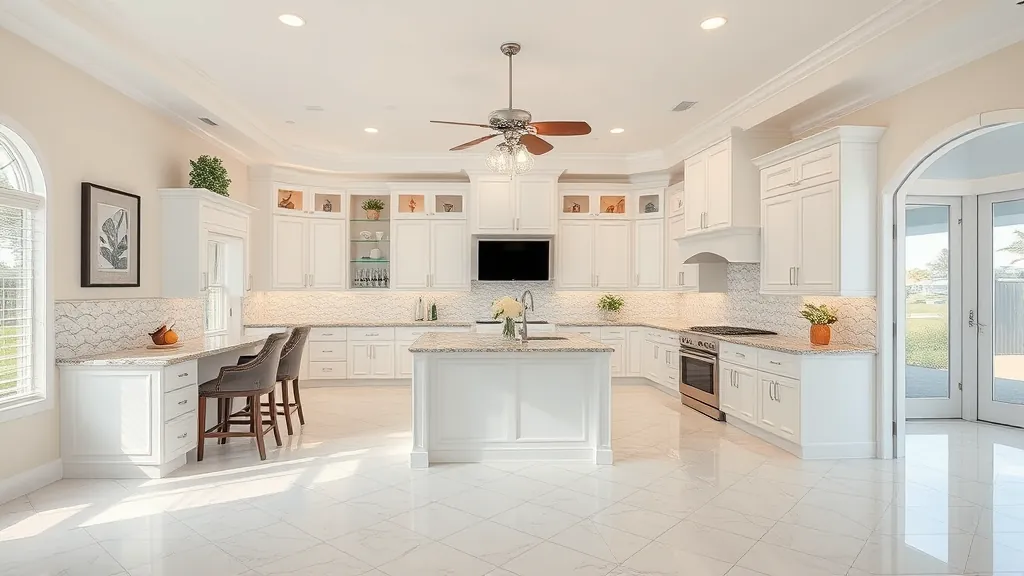 Remodeling in Belle Glade, FL showcasing a modern kitchen design transformation.