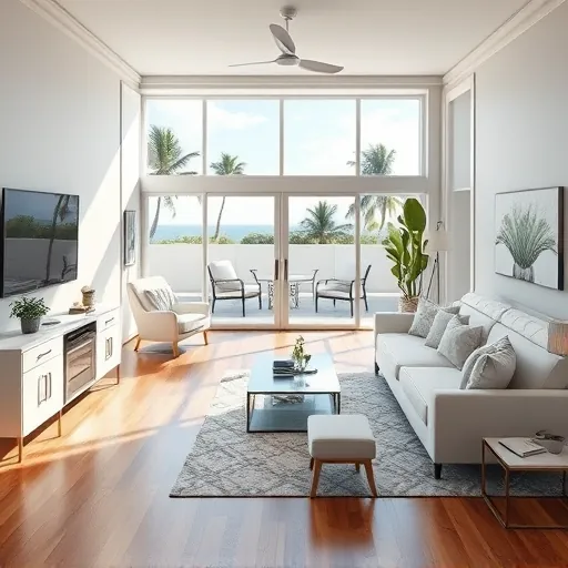 Stunning remodeled home in Riviera Beach FL showcasing modern design elements and vibrant coastal colors