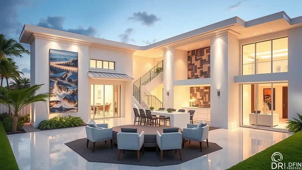 Remodeling in South Palm Beach, FL featuring modern kitchen design and stylish decor.