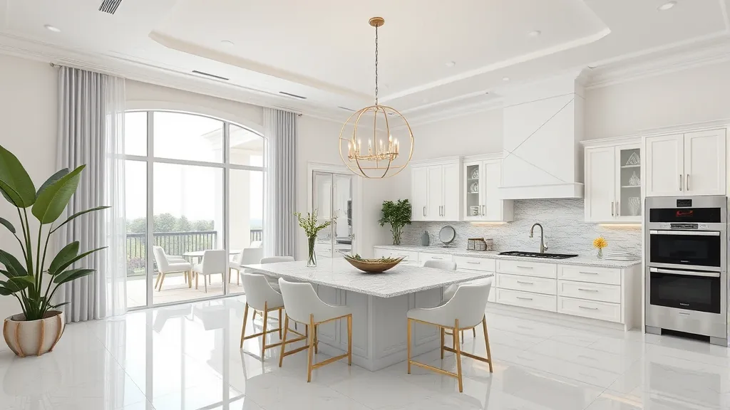 Remodeling in Manalapan, FL with a modern kitchen featuring sleek cabinets and stainless appliances.