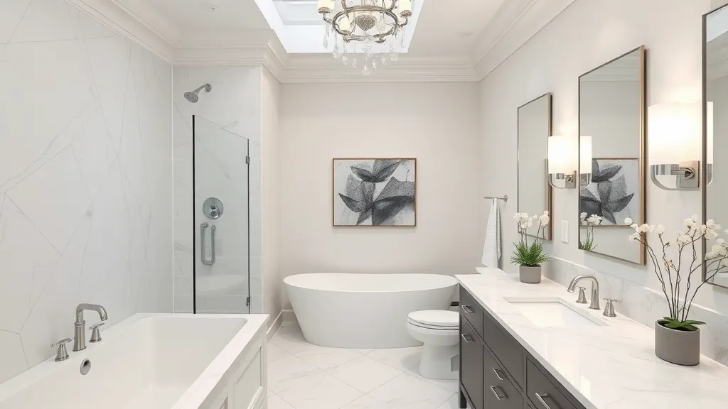Bathroom remodeling project showcasing modern design and fixtures in Riviera Beach, FL