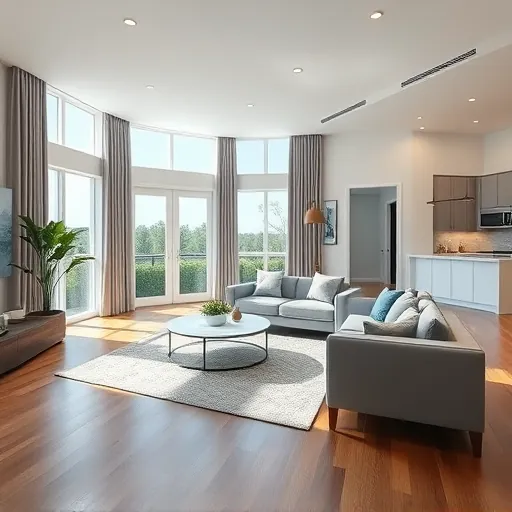 Contemporary living room in Hypoluxo FL features modern furniture, coastal decor, and open floor plan with natural light.