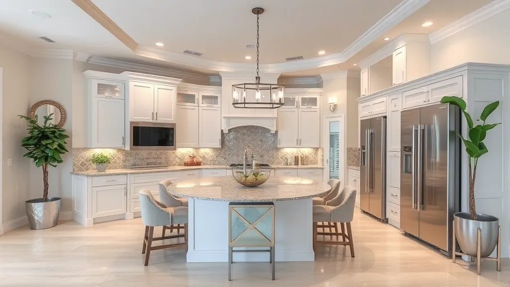 Remodeling in Boynton Beach, FL showcasing modern kitchen and stylish home improvements.