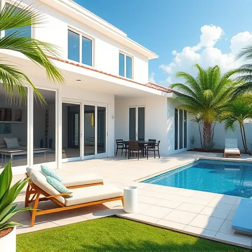 Remodeled home interior in Riviera Beach FL showcasing modern design with elegant furnishings and bright decor