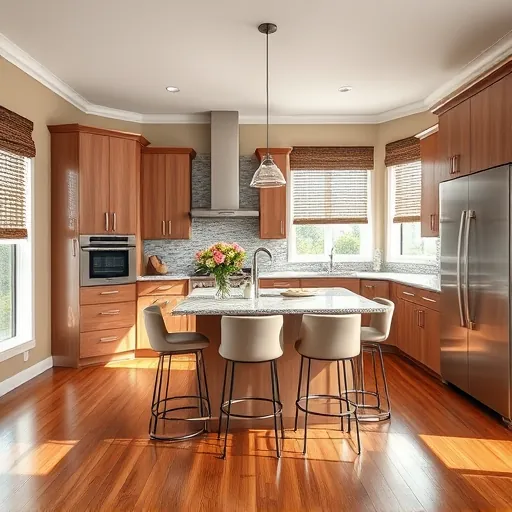 Modern kitchen remodel in Haverhill FL featuring sleek cabinetry, granite countertops, and bright natural light.
