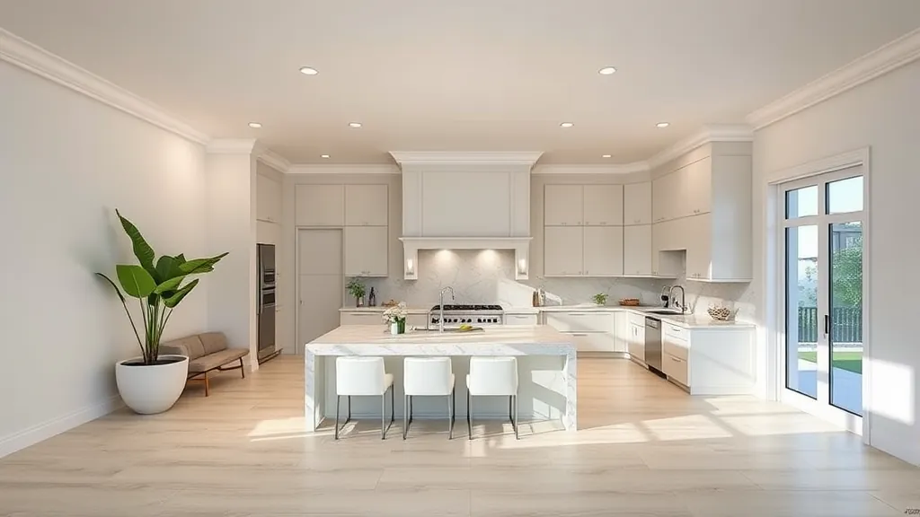 Remodeling in Jupiter, FL showcasing a modern kitchen with stylish finishes and bright lighting