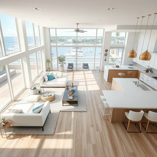 Remodeled interior of a stylish home in Riviera Beach FL showcasing modern design and elegant finishes