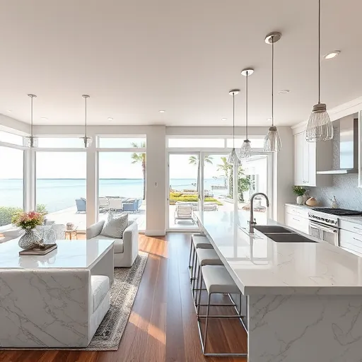 Stunning remodeling project in Riviera Beach FL featuring elegant design elements and modern finishes.