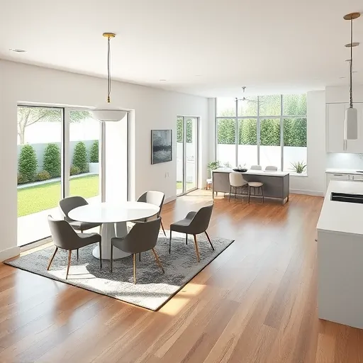 Completed home remodeling project in Riviera Beach, FL showcasing modern design and stylish interior features.