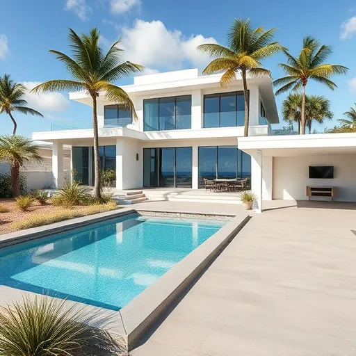Completed home remodeling in Riviera Beach FL showcasing modern design and stylish interior elements.