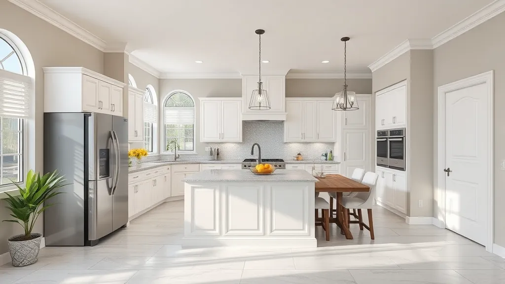 Remodeling in Haverhill, FL showcasing a beautifully updated kitchen with modern fixtures.