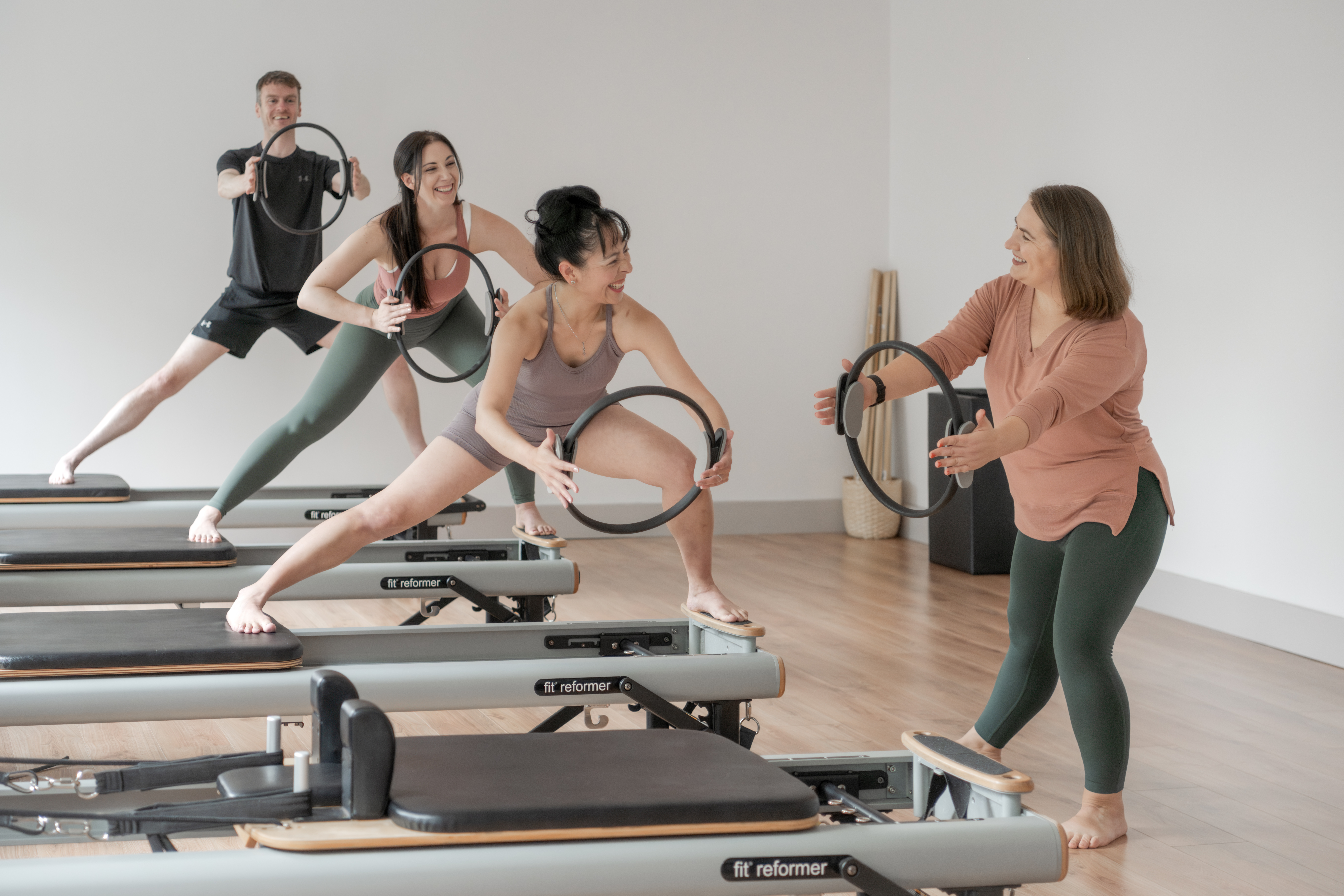 Reformer Pilates training session at yogahub Bluebell, Dublin
