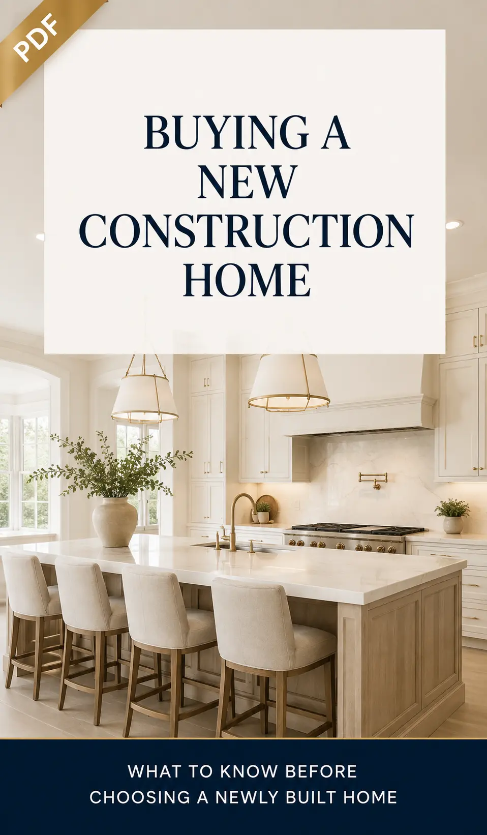 Buying a New Construction Home guide cover