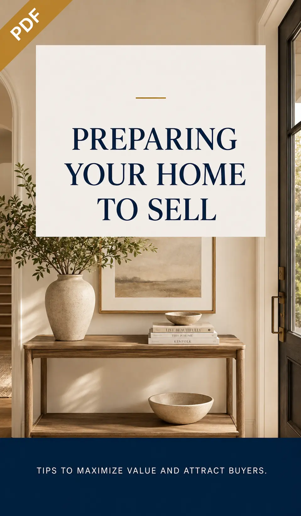 Preparing Your Home to Sell guide cover
