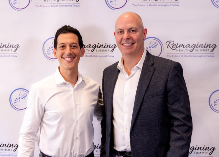 Dr. Cabral and Dr. Ian Quitadamo at the Reimagining Health Summit Dr. Cabral and Dr. Ian Quitadamo at the Reimagining Health Summit
