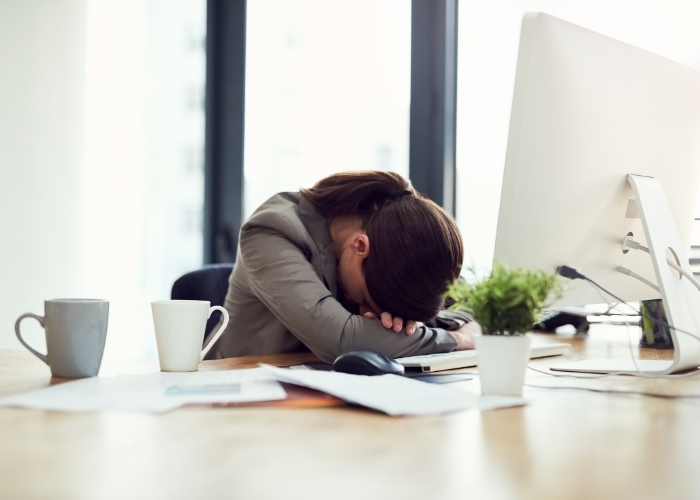 Mentally Burned Out Health Coach