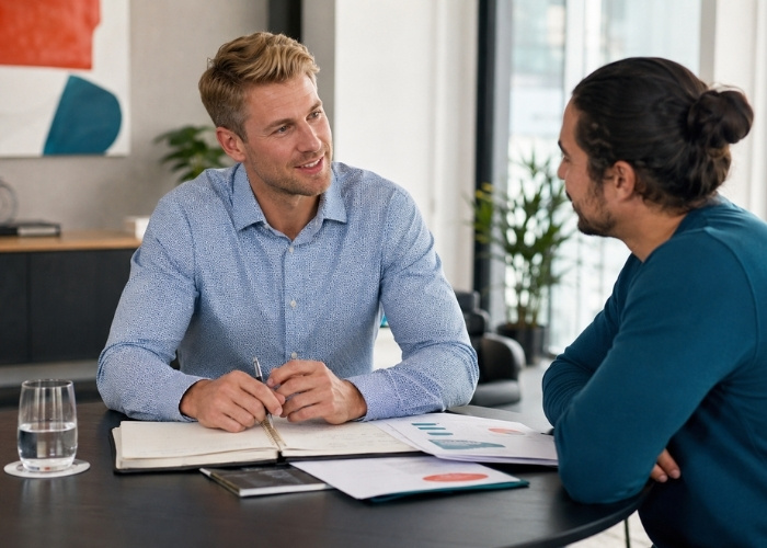 IHP Health Coach Having a Closing Conversation with Client
