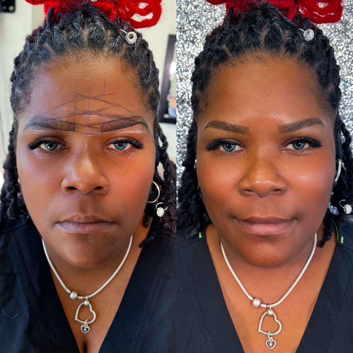 Beautiful custom brow shape