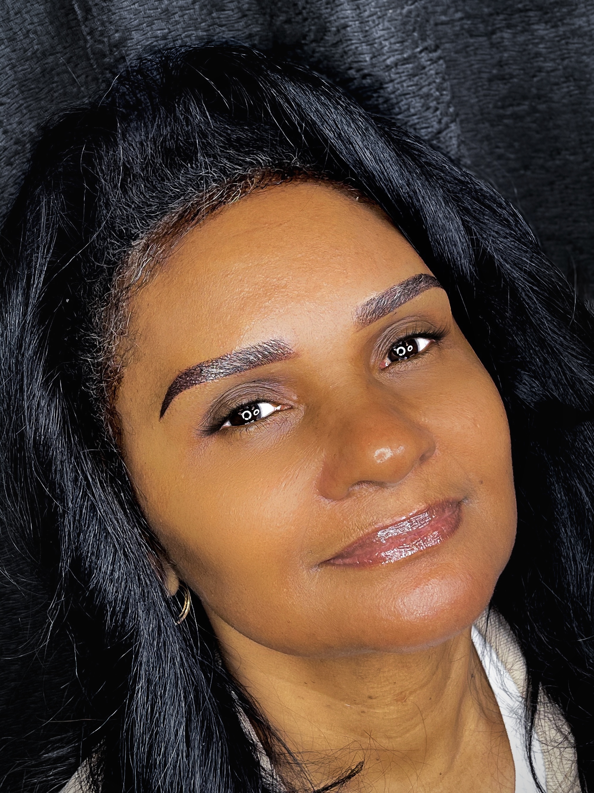 Custom brow mapping result